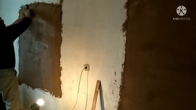 Штукатурка стен глиной с тырсой. Потихоньку продолжаем наш ремонт. смотреть онлайн