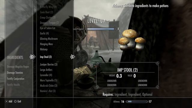Skyrim Special Edition - Alchemy Lab Introduction Tutorial: Create Various Potions Gameplay PS4 Pro смотреть онлайн