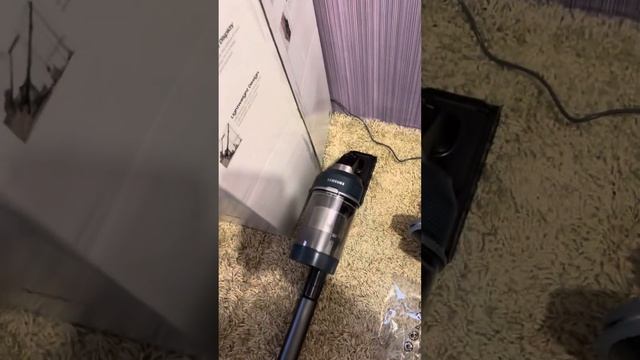 Вертикальный беспроводной пылесос SAMSUNG Bespoke Jet обзор. смотреть онлайн