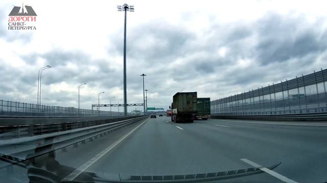 КАД — Кольцевая автодорога Санкт-Петербурга. На севере. смотреть онлайн