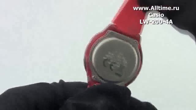 Женские японские наручные часы Casio LW-200-4A смотреть онлайн