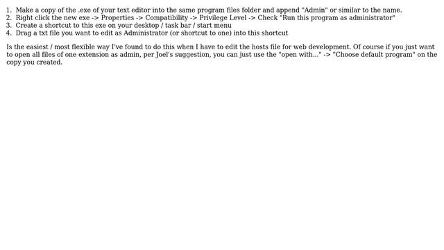 How to open a file for editing in Administrator mode? (11 Solutions!!) смотреть онлайн