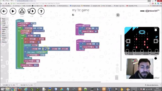 BBC Microbit game - CATCH THE APPLE смотреть онлайн