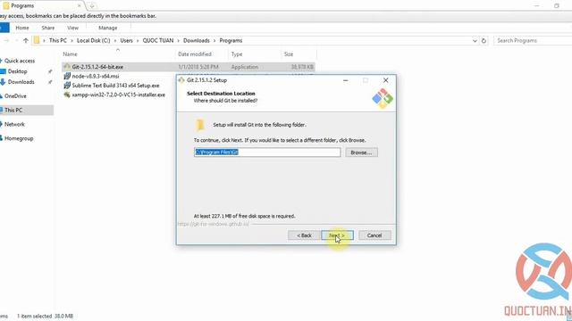 Hướng dẫn cài đặt Git SCM | QuocTuan.Info смотреть онлайн