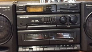 Panasonic RX-DT 610 Ghettoblaster boom Box Kassettenrekorder mit CD und Radio    ( Gony Spezial )