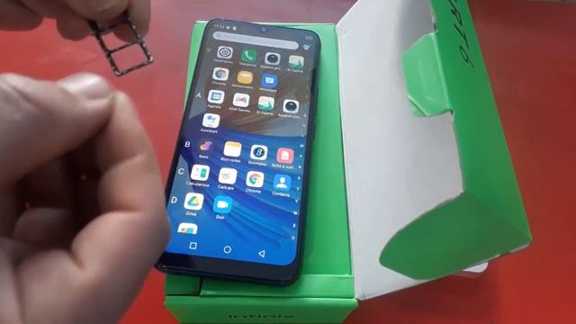 How to put a Sim card in infinix smart 6 (2022) смотреть онлайн