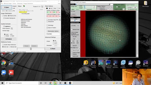 Planetary Imaging Jupiter Stack and Sharpen смотреть онлайн