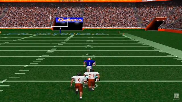 NCAA Football 98 PS1 Gameplay HD смотреть онлайн
