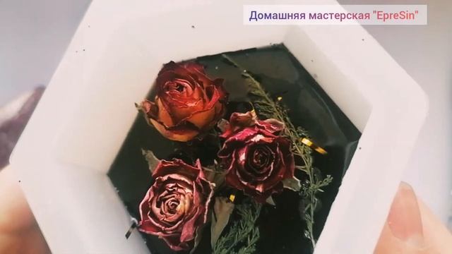 Шкатулка с розами внутри ?"Эпоксидная смола" смотреть онлайн