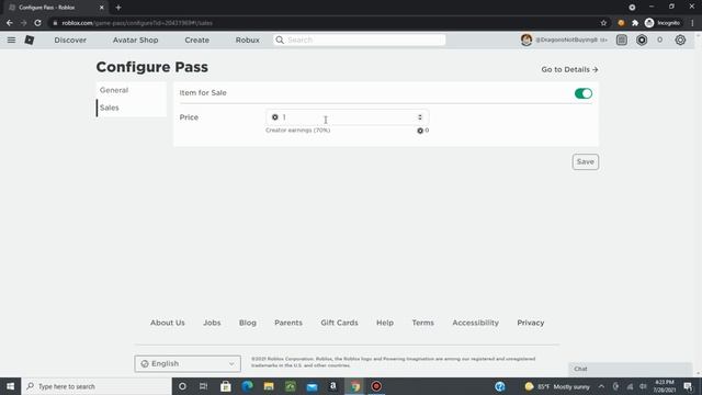 [TUTORIAL] How to Make a Roblox Gamepass on Desktop and Mobile смотреть онлайн
