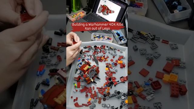 Speed building my Lego Warhammer 40K Ork Killa Kan! смотреть онлайн