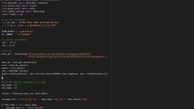 MetPy Mondays #148 - Making the GFS Text You with Twilio Part 2 смотреть онлайн