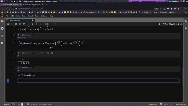 Transformada de Laplace con Sympy y Muestra de Métodos Numéricos - Ayudantía 19 de Enero смотреть онлайн