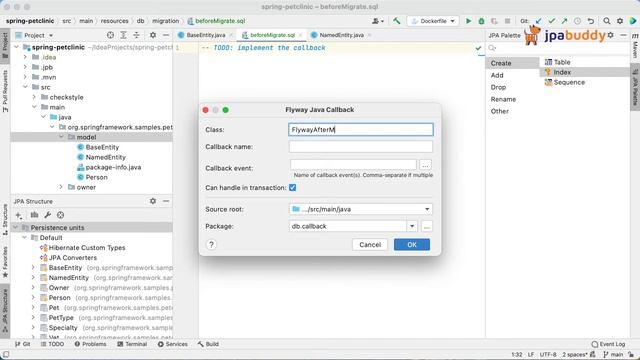 Scaffolding Flyway callbacks in SQL and Java | JPA Buddy смотреть онлайн