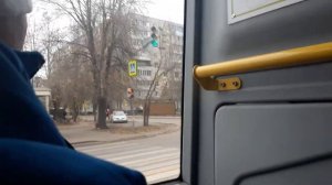 г. Воронеж ул. лизюкова поездка на 54 маршруте ( на синем паз vector Next)