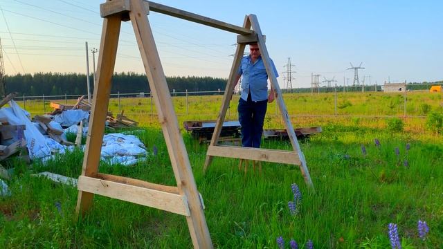 ПРОСТЫЕ КАЧЕЛИ ИЗ ДЕРЕВА СВОИМИ РУКАМИ. смотреть онлайн