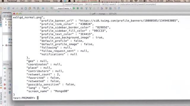 m101j importing from twitter смотреть онлайн