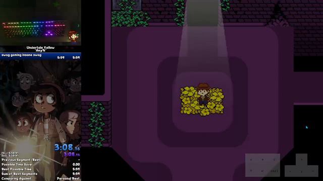 UNDERTALE YELLOW SPEEDRUN TRUE ANY% IN 6:03.585 INSANE GAMING смотреть онлайн