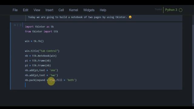 Python Tutorial: Tabbed Control Widgets смотреть онлайн