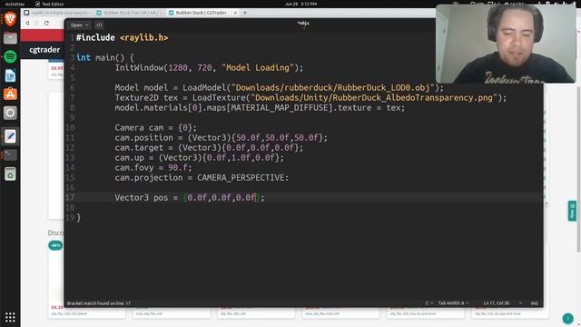 Load OBJ Files - Raylib Tutorial смотреть онлайн