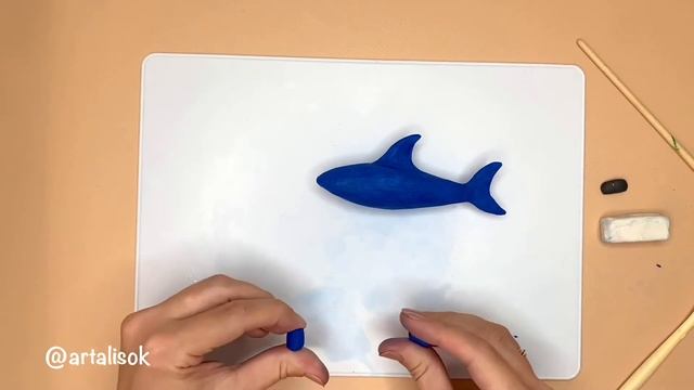 Лепим акулу из пластилина с детьми смотреть онлайн