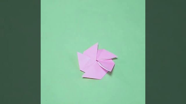 【折り紙】 桜の花 How to make origami 「Cherry blossom」 смотреть онлайн