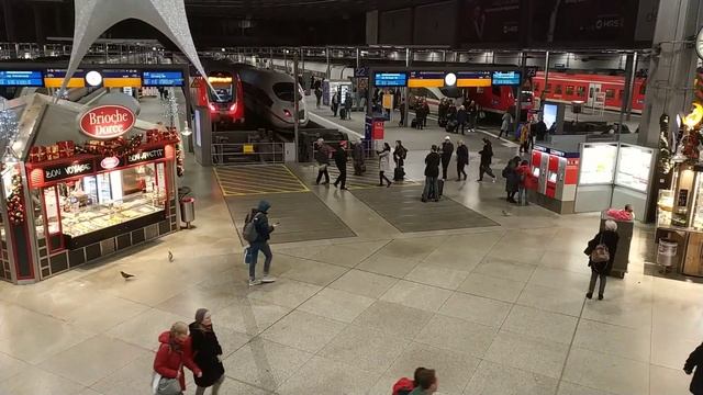 München Hauptbahnhof - Munich Central Station - Deutsche Bahn (DB) - apron footage смотреть онлайн