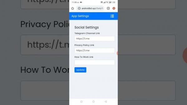 Contrl Admin Panel Android studio source code | Php Admin Plan admin login page in php mysql