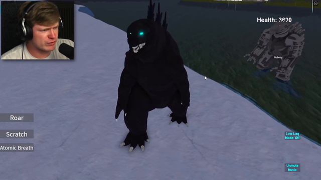 Playing the ULTIMATE GODZILLA games in ROBLOX смотреть онлайн