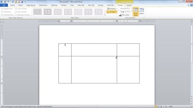 How to Create Tables from Scratch in Microsoft Word 2010 смотреть онлайн