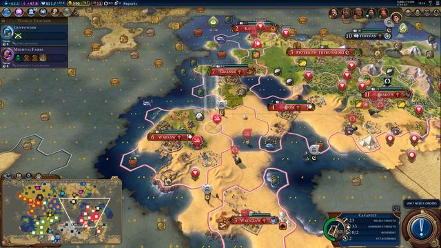 Civilization 6 - Let's Play/Stream - Poland Immortal - #3 "Faith in War" смотреть онлайн