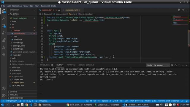 JSON আবার কি ? Flutter এ JSON ? Part 4 | Creating nested Object with Package in large project смотреть онлайн