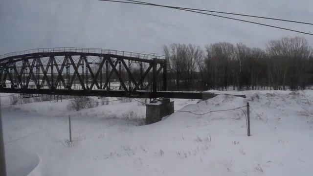Электропоезд ЭД9М-0174. Покатушки от Луговского до Усть-Тальменской. смотреть онлайн