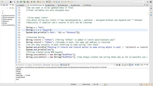 How is String interned in Java? | String Immutability and much more on string! смотреть онлайн