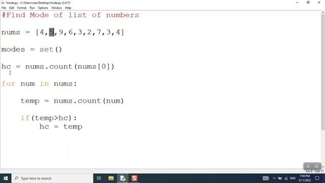 Find mode of list in python | Python tutorials for beginners |python program to find multiple mod смотреть онлайн