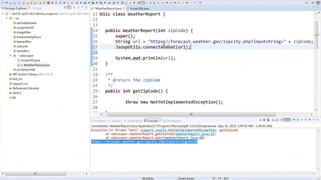CSE 131: Web Scraping with JSoup смотреть онлайн