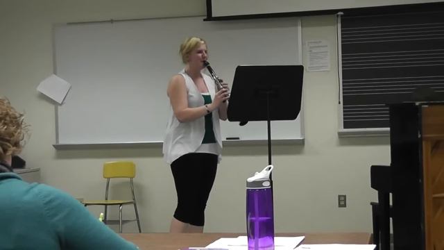 Poulenc Clarinet Sonata mvt 3 смотреть онлайн