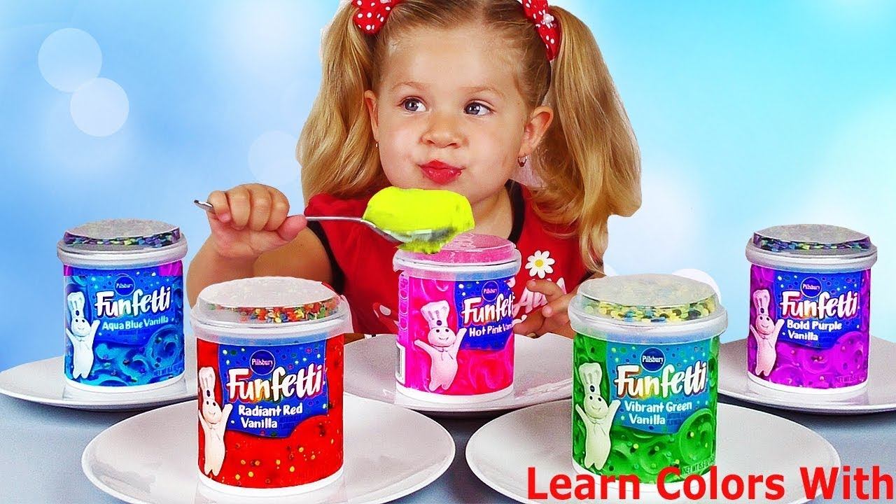 Learn Colors With Сream Like Ice Cream For Children, Toddlers And Babies / Colours For Kids To Learn