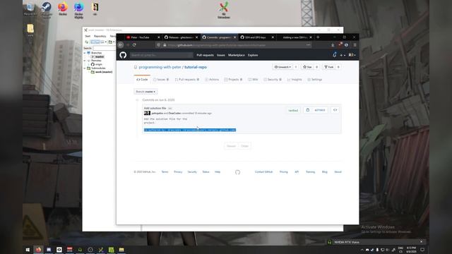 How to git - Basic operation & GitHub (Git Extensions GUI) смотреть онлайн