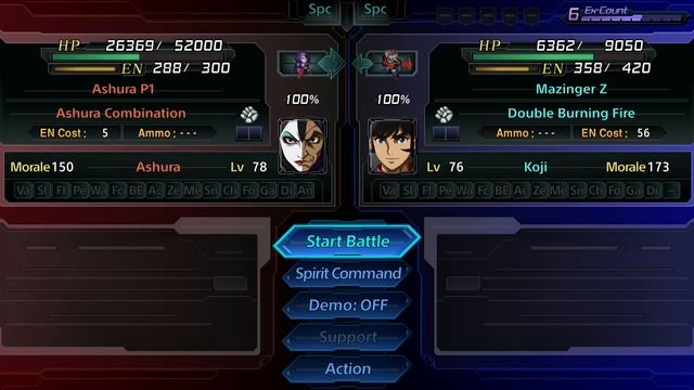 Super robot wars T Walkthough - Scenario 52 (IF route) смотреть онлайн