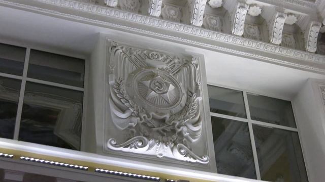 28.08.2023. Россия. Волгоград. Живописные потолки на ж/д-вокзале Волгоград-1. Часть 1 смотреть онлайн