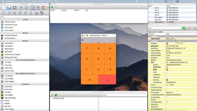 Изучение PyQT (Python GUI) / Урок #3 – Разработка внутри Qt Designer смотреть онлайн