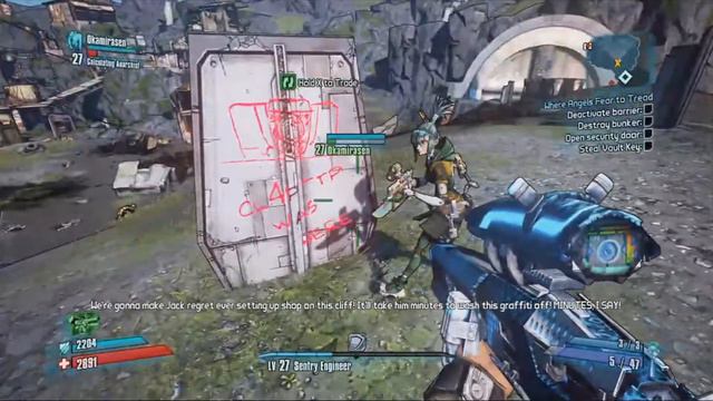 Let's Play Borderlands 2 [Half-Blind] w/ Friend(s) Part 33: Angels and Jack смотреть онлайн