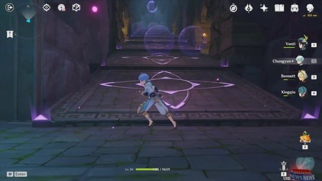 Involuntary Sacrifice, Avoid Bubbles - Genshin Impact Abyss Ruins смотреть онлайн