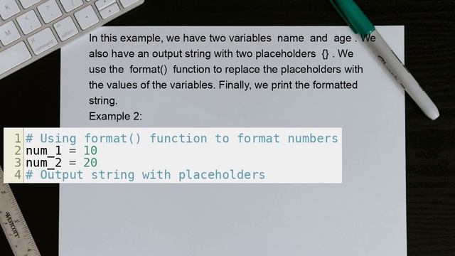 How to use function format() in Python? - with practical example смотреть онлайн
