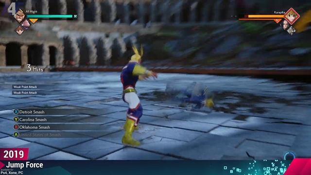 Evolution of All Might in Games (2016-2020) смотреть онлайн