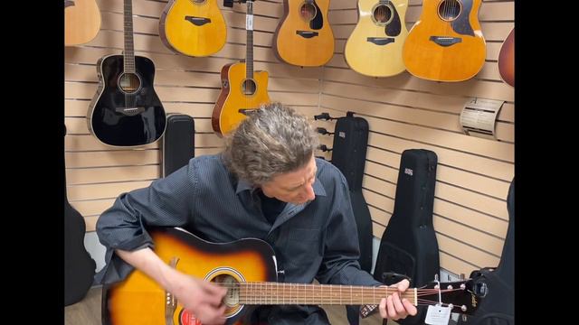Fender FA- 125CE Dreadnought смотреть онлайн