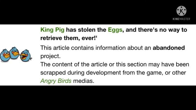 King Pig has stolen the Eggs, and there’s no way to retrieve them, ever!’ смотреть онлайн