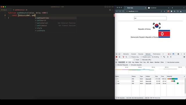 검색창에 디바운스 적용하는 방법 [React] смотреть онлайн