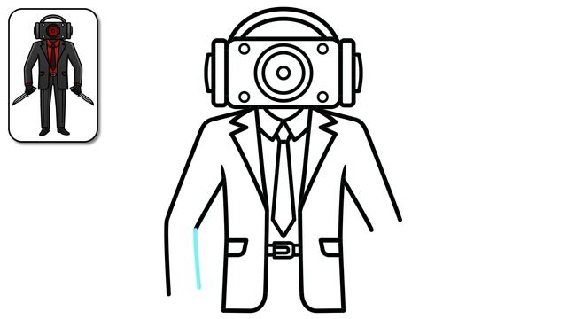 HOW TO DRAW RED SPEAKERMAN | Skibidi Toilet - Easy Step by Step Drawing смотреть онлайн